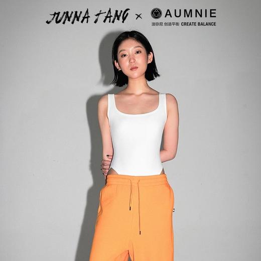 AUMNIE澳弥基础高开叉连体背心裸感透气瑜伽健身运动内衣可外穿女 商品图4