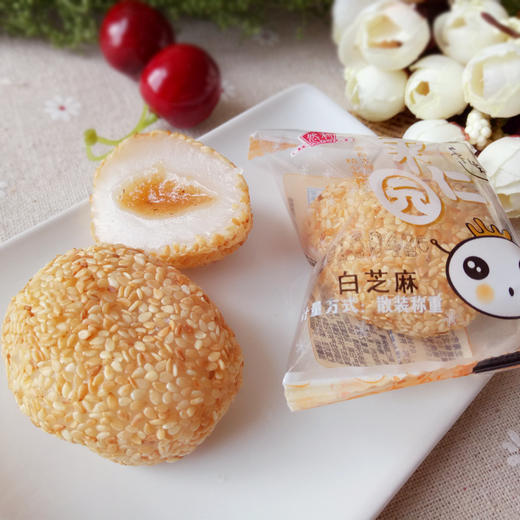 【49.9限时抢！软糯糍粑麻薯】甄选食材，糯米/玉米/花生/芝麻，新鲜日期发货 ，Q弹软糯口味丰富，干吃汤圆糍粑L 商品图1