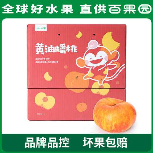 PAGODA百果园A级-黄油蟠桃9粒礼盒装 商品图0