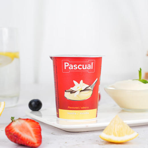 帕斯卡风味酸奶草莓味/蓝莓味/香草味120g*4 优质奶源醇厚细腻口感 025653/025654/025656 商品图1