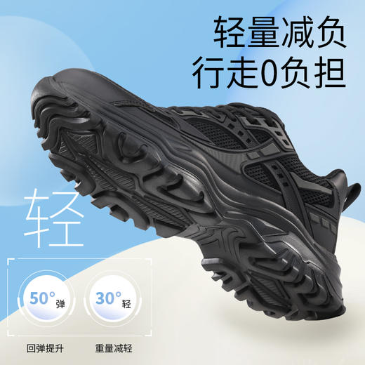 劳保鞋男防砸防刺安全鞋橡塑底四季款超轻透气钢包头凯夫拉 商品图1