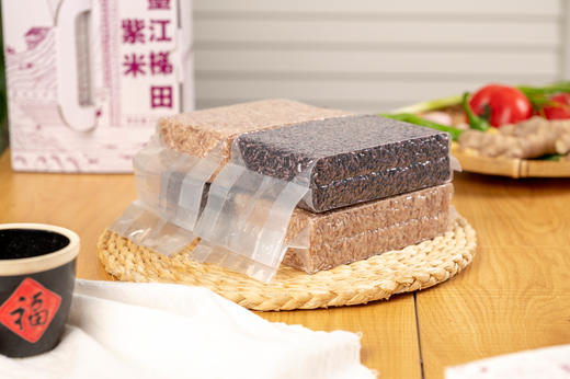 【甄选】云南墨江高品质梯田紫米粒大饱满软糯适口500g/盒 商品图3