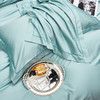 红蜻蜓亲肤棉床上单被套学生宿舍 100支长绒棉贡缎四件套 -秘境蓝 被套200*230cm 商品缩略图4