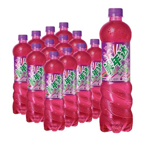 百事可乐美年达葡萄味汽水500ml*24瓶 商品图0