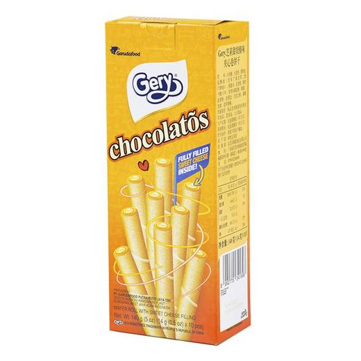 芝莉甜奶酪味夹心卷饼干140g 商品图0