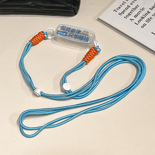 夏日ins风网红【背夹斜挎适用手机壳链条挂绳】通用挂脖可拆卸可调节手机挂绳 商品图11