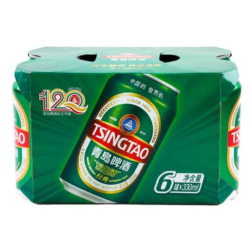 青岛啤酒经典330ml*6 商品图2