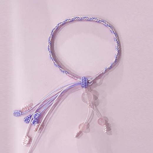 【宏艺珠宝】纳福安岁四平八稳八股辫手工现编手绳 商品图1