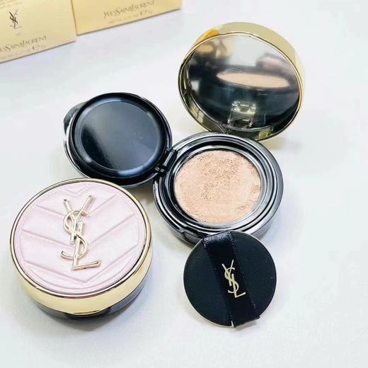 [小滋心选]【活动价¥69.9】圣罗兰明彩轻垫粉底液小样5g（粉色皮革，黑色皮革）5g 商品图5