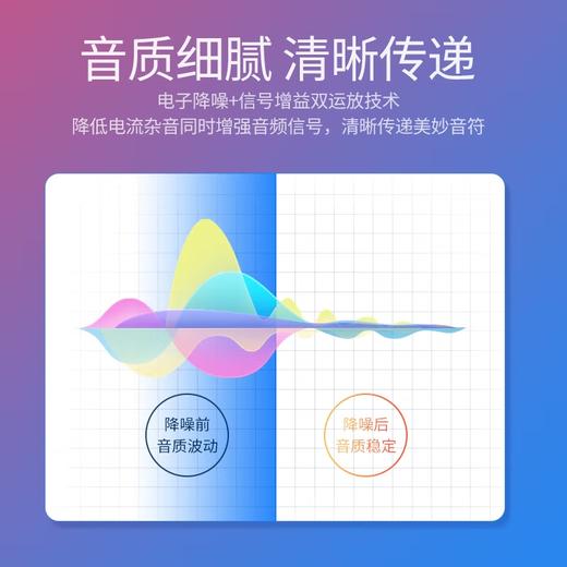 数字光纤同轴音频转换器 支持电视机顶盒PS4接双莲花2RAC音响功放SPDIF转模拟3.5mm 产品不带音频线，支持立体声，3.5+双莲花接口同时用，高性能芯片适用电视机顶盒PS4接音箱功放回音壁 商品图4