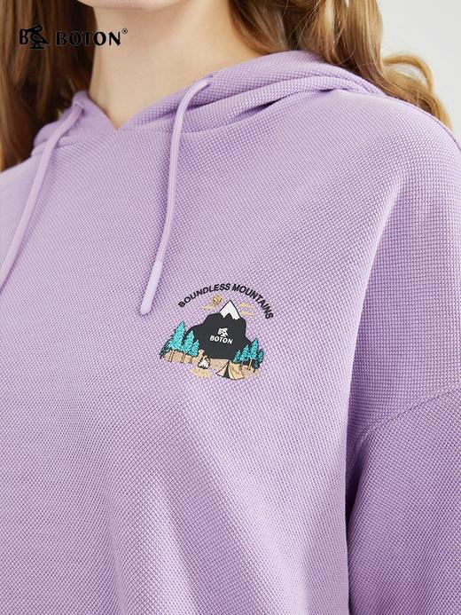 波顿女士连帽短袖T恤（落肩款）LT288223 商品图4