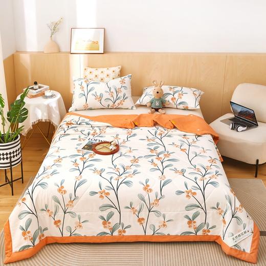 三泰龙 全棉夏凉被A类纯棉喷气新疆棉空调被单人可水洗夏凉被018 商品图1