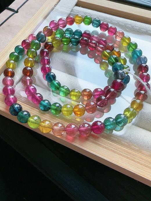 32g 6mm 碧玺手链 商品图1