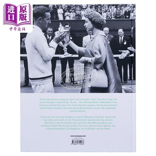 【中商原版】网球 终极书籍 英德双语 Tennis The Ultimate Book 英文原版 PETER FEIERABEND 网球历史户外运动明星 商品图1