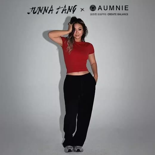 AUMNIE澳弥尼城市街头卫裤高腰宽松休闲炸街嘻哈运动爵士舞长裤子 商品图1