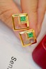 0.8ct 祖母绿耳钉 商品缩略图0
