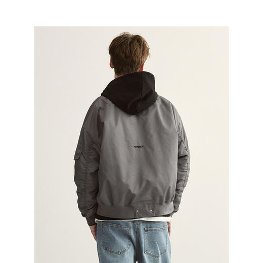 Teenie Weenie小熊男装简约棉服男冬季TNJP24DC04U 商品图4