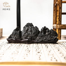 灵璧石群峰山子精品赏石12