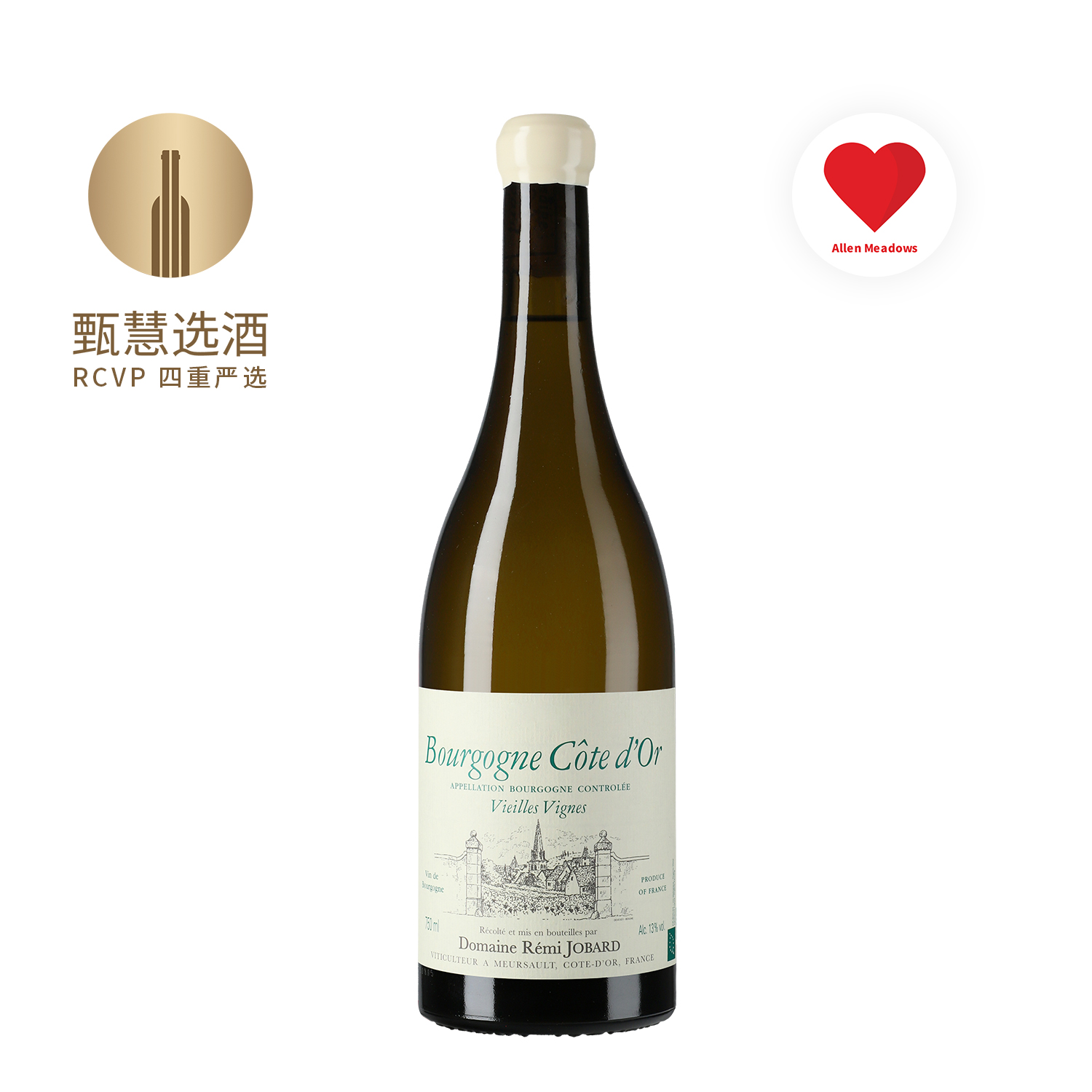 雷米约巴酒庄勃艮第金丘老藤白葡萄酒 2022 Domaine Remi Jobard Bourgogne Cote d'Or Vieilles Vignes