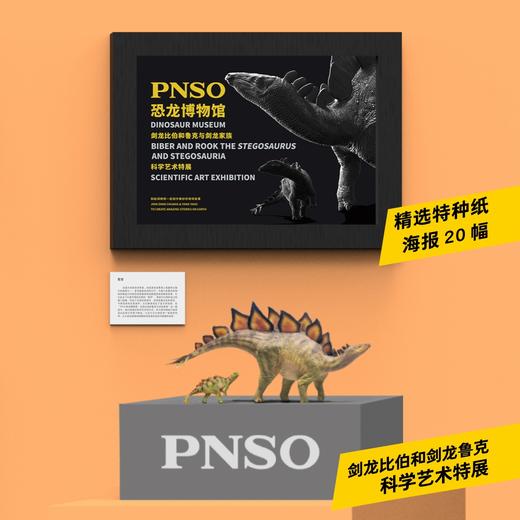 PNSO剑龙比伯和剑龙鲁克恐龙博物馆1比35科学艺术模型 商品图4