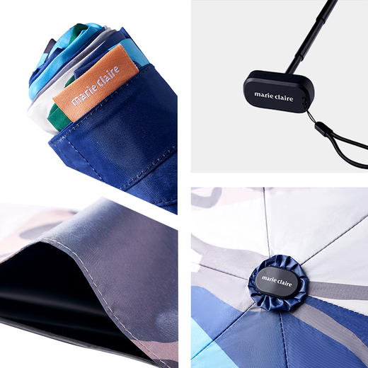 法国MC marieclaire遮阳伞防晒伞防紫外线晴雨两用六折口袋伞超轻 商品图3