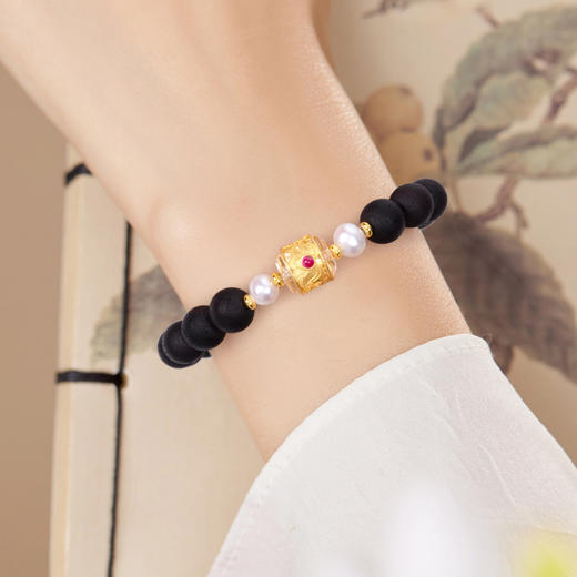 珠事吉祥 原创精品8mm老山檀降真香手串 商品图6