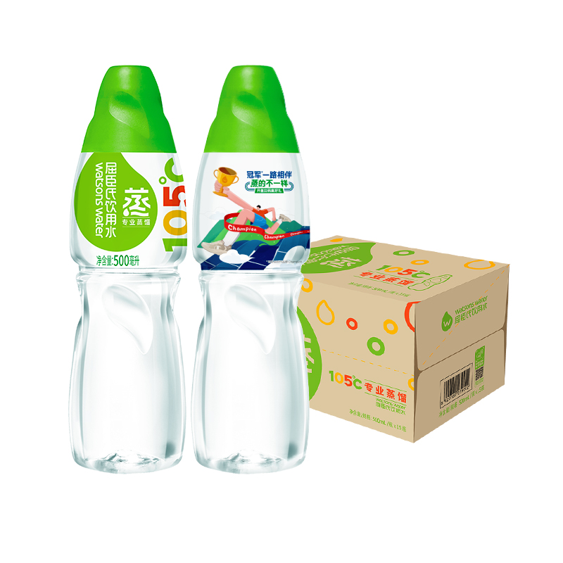 屈臣氏饮用水(蒸馏制法)500ML*15