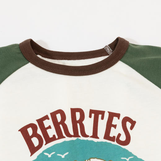 贝贝怡童装男童全棉长袖T恤2024秋新品撞色插肩袖打底衫柔软舒适ZB3DS009 商品图5