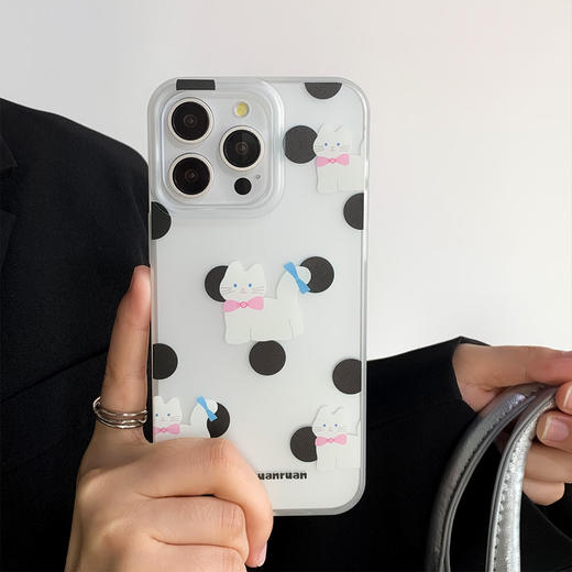 【夏天冰感磨砂iPhone14苹果13手机壳】15promax猫咪12防摔11大孔XR透明壳 商品图14