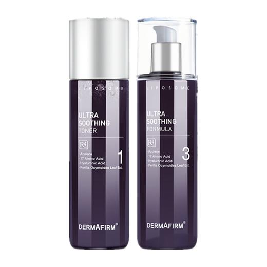 【 舒缓控油修护】韩国Dermafirm 德妃 限量版紫苏水乳套装新款  爽肤水200ml+乳液200ml 商品图0