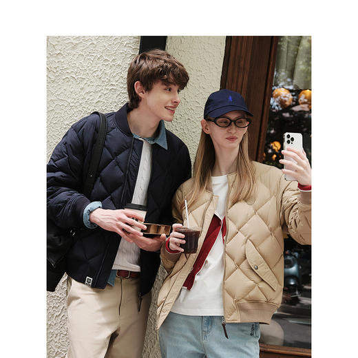 Teenie Weenie小熊男装卡通羽绒服男冬季TNJD248C09I 商品图0