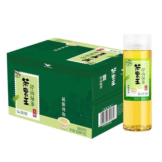 统一茶里王无糖生榨绿茶420ml*15瓶 商品图0