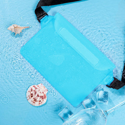 【激情盛夏，防水无忧】3层密封大号手机防水袋 斜跨游泳大容量防水腰包 pvc漂流户外密封透明触屏防水袋-QQ 商品图8