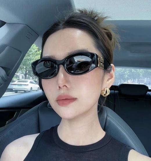 重磅无补！缪猫眼墨镜   方脸圆脸  复古太阳镜猫眼墨镜 商品图0