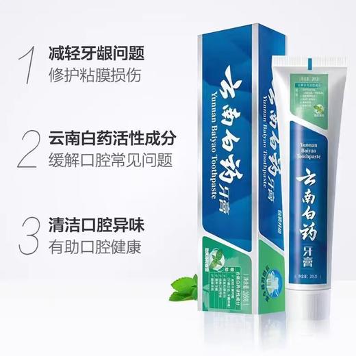 云南白药牙膏(劲爽薄荷香型)205g/支 商品图1