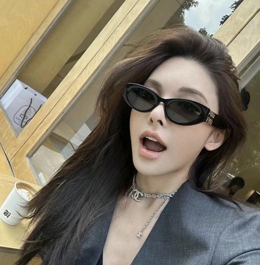 重磅无补！缪猫眼墨镜   方脸圆脸  复古太阳镜猫眼墨镜 商品图1