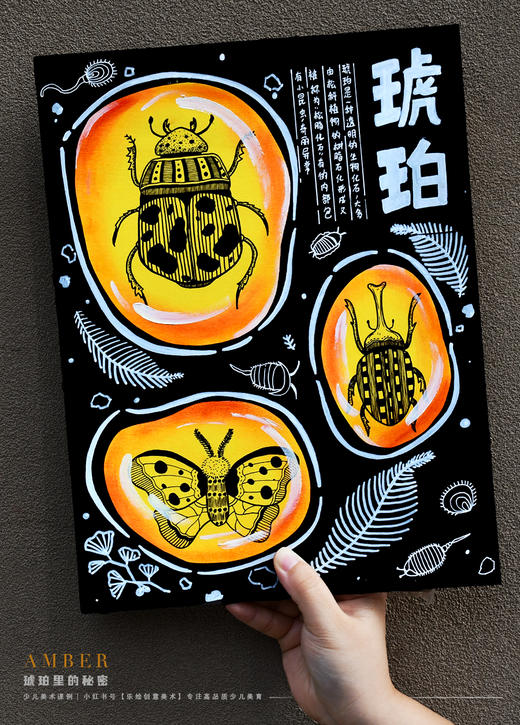 《时间的礼物：藏在琥珀里的秘密》昆虫/化石/线描/自动发货：下单后，点击手机短信中收到的链接，即可获取文件下载的链接；如有任何问题，可添加客服微信hm33268获得帮助。 商品图0