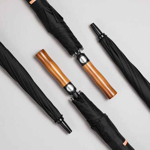 法国MC marieclaire雨伞男士晴雨两用太阳伞自动雨伞大号黑色雨伞 商品图4