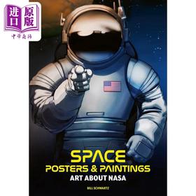 预售 【中商原版】Space Posters and Paintings: The Art That Inspired NASA 进口艺术 太空海报和绘画:启发NASA的艺术