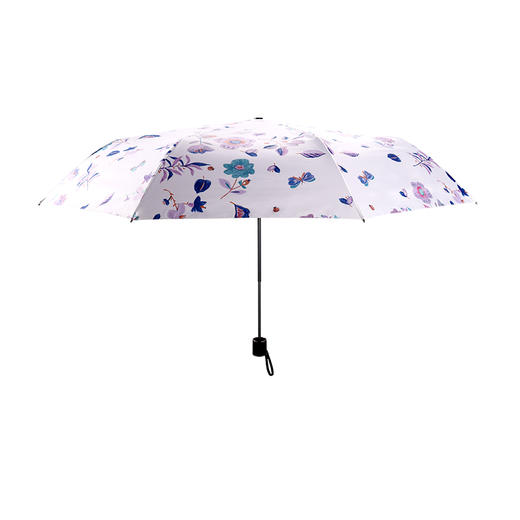 法国MC marieclaire遮阳伞防晒伞太阳伞女防紫外线晴雨两用黑胶伞 商品图2