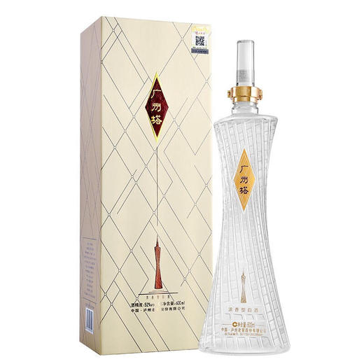 火爆预售 泸州老窖 广州塔 浓香型白酒 52度 600mL  商品图7