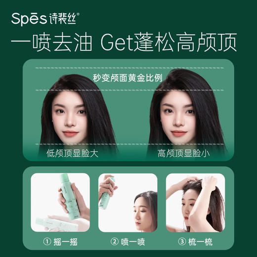 【品牌直发】Spēs免洗空气感蓬松干发喷雾150ml*3 fx 商品图2