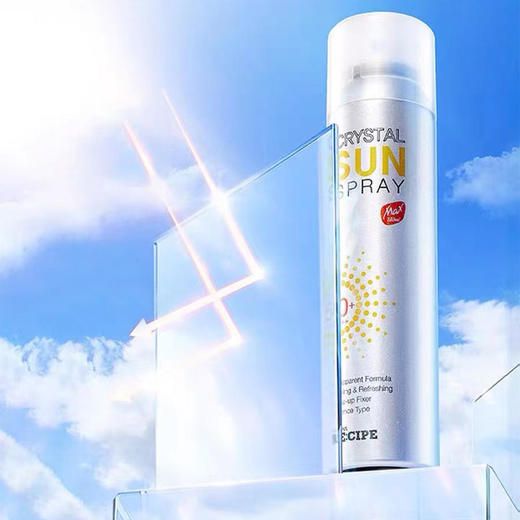 【双旦礼遇季 限时特惠】韩国RE:CIPE玥之秘水晶防晒喷雾180ml/瓶隔离保湿清爽不留白 商品图1