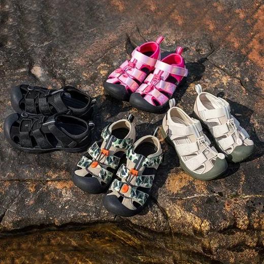 keen制造商出品?男女户外涉水鞋亲子款凉鞋防撞鞋头运动沙滩鞋 JB24043，机能鞋底，暴走2W步不怕累，沿用运动宽楦鞋型，自由伸展，包头防撞鞋头，给予双足充足安全感 商品图0