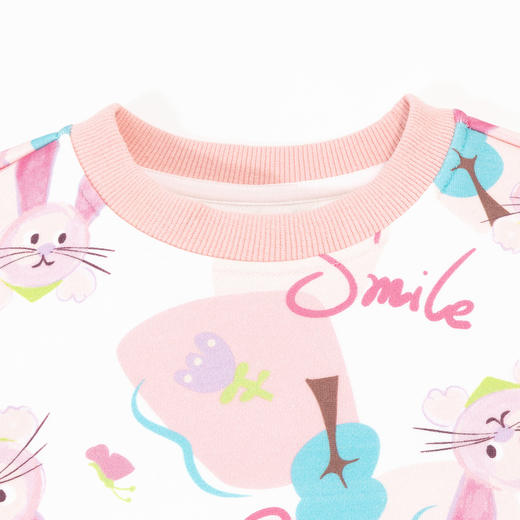 贝贝怡童装儿童运动秋装2024新款男女童洋气长裤卫衣套装ZB3DT044 商品图4