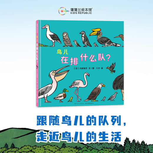 【新书】鸟儿在排什么队？——精装 3岁以上 大村知子队列系列 鸟类习性 认识动物 培养自然兴趣 提升科学认知 科普趣味 蒲蒲兰绘本馆旗舰店 商品图0