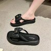 【超舒适❗️百搭蝴蝶结凉鞋】韩版时尚百搭，隐形增高拖鞋，舒适防滑不磨脚，夏季新款爆款外穿沙滩鞋L 商品缩略图2