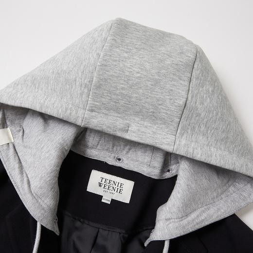 Teenie Weenie小熊字母连帽西装外套女冬季西服TTJK248904N 商品图2