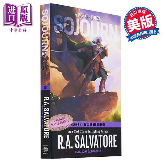 【中商原版】旅行者 龙与地下城  黑暗精灵三部曲之三 Sojourn  Dungeons Dragons 英文原版 R A Salvatore 国际流行小说 商品图0