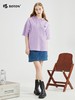 波顿女士连帽短袖T恤（落肩款）LT288223 商品缩略图1